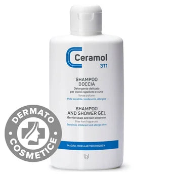 Shampoo and shower gel for sensitive skin and scalp 311, 200ml, Ceramol